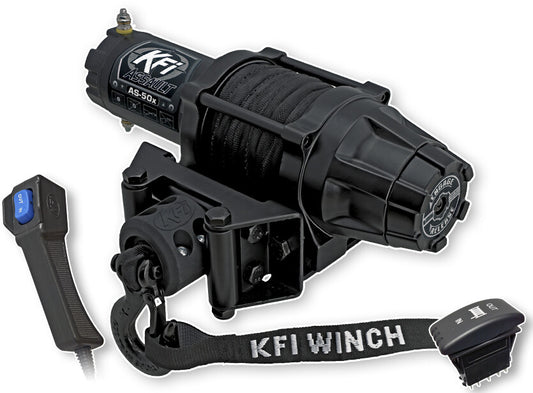 KFI 5000lb Winch w/mount Combo - RZR
