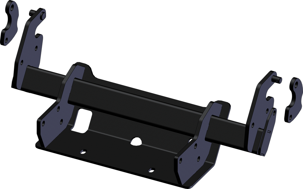 72" Pro Poly Plow Combo - Ranger Full-Size Glacier Adapter