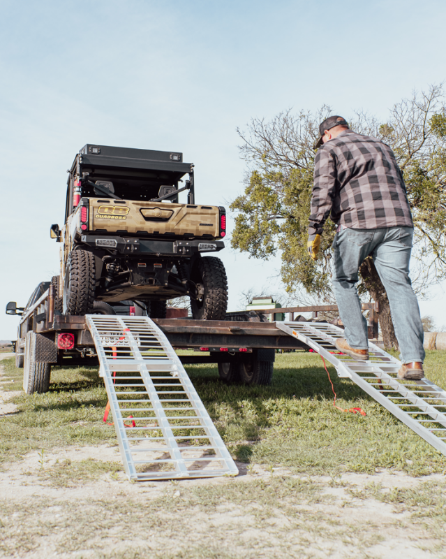 QuadBoss 1500lb Single Arched Ramp 94in x 18in (7.8ft x 1.5 ft) - for a pair order qbs571500P