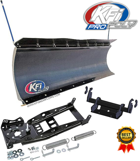 Pro Poly Snow Plow Combo - Ranger Full-Size Glacier Adapter